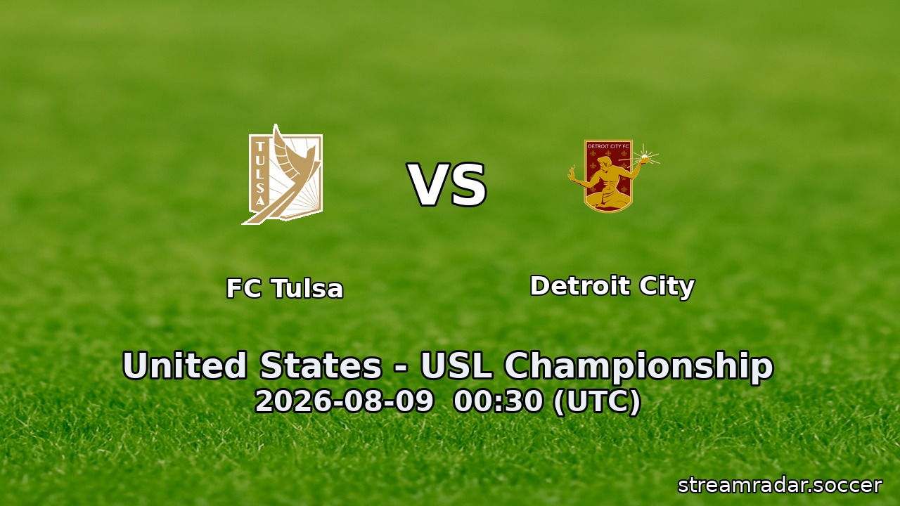 FC Tulsa vs Detroit City