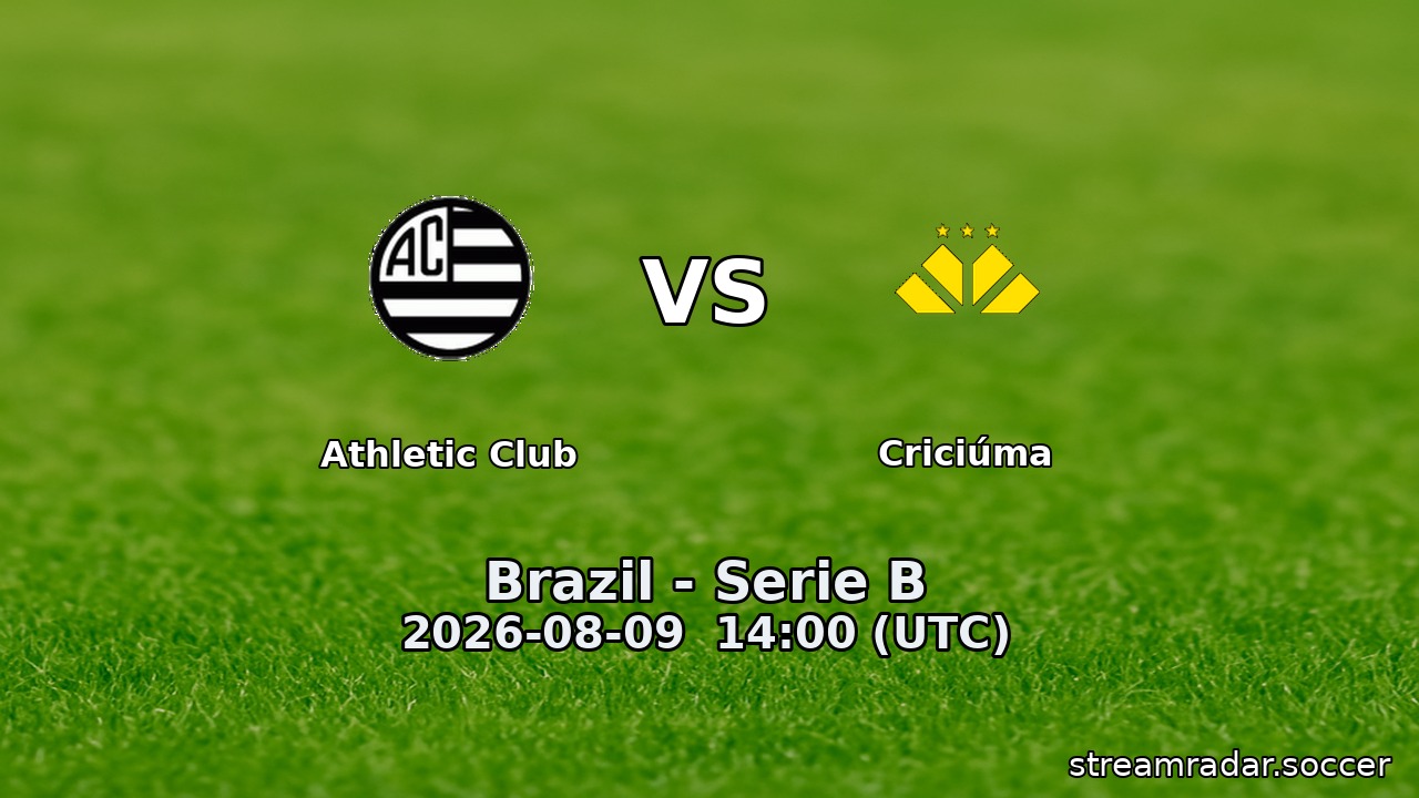 Athletic Club vs Criciúma