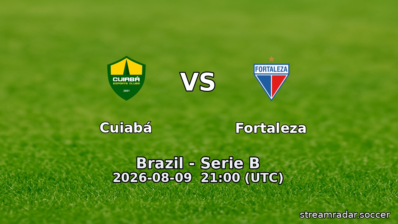 Cuiabá vs Fortaleza