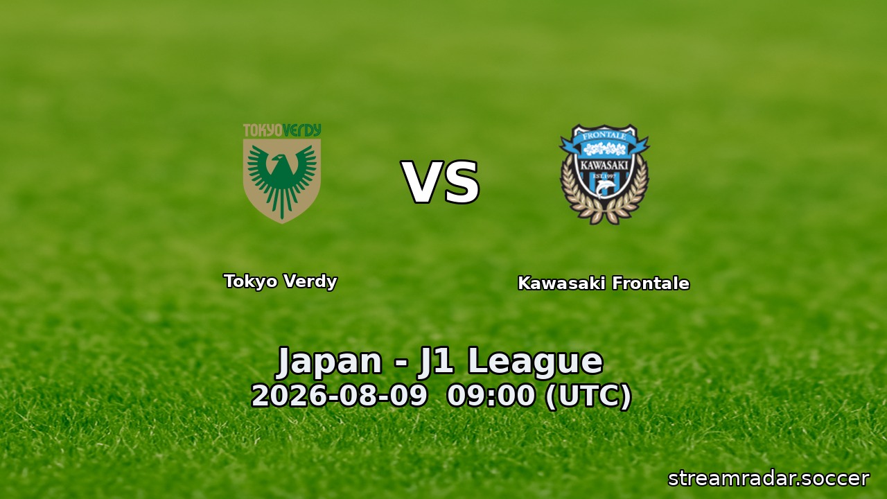 Tokyo Verdy vs Kawasaki Frontale