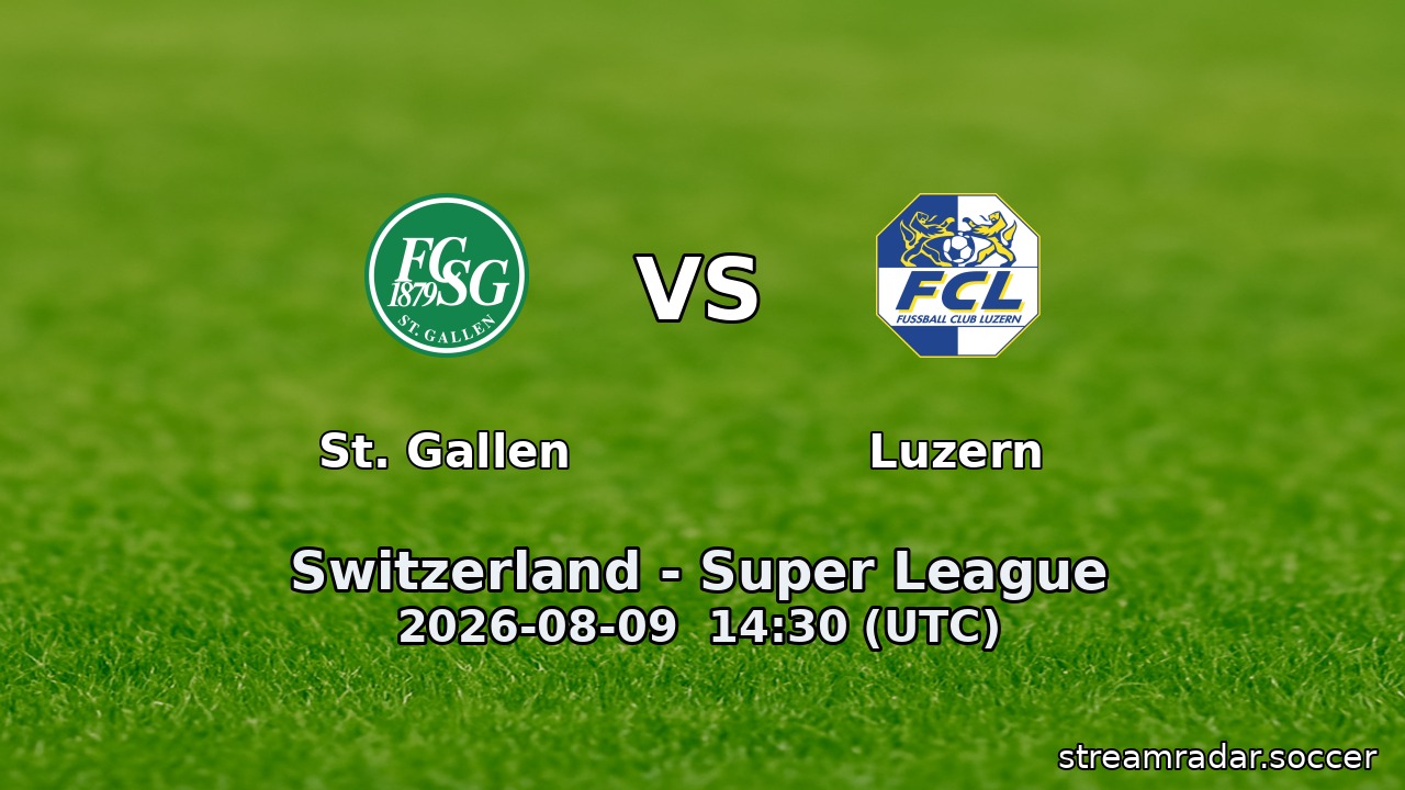 St. Gallen vs Luzern