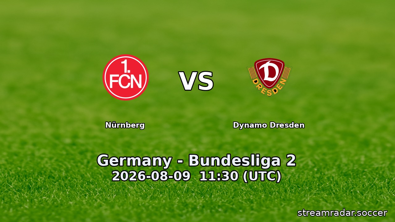 Nürnberg vs Dynamo Dresden
