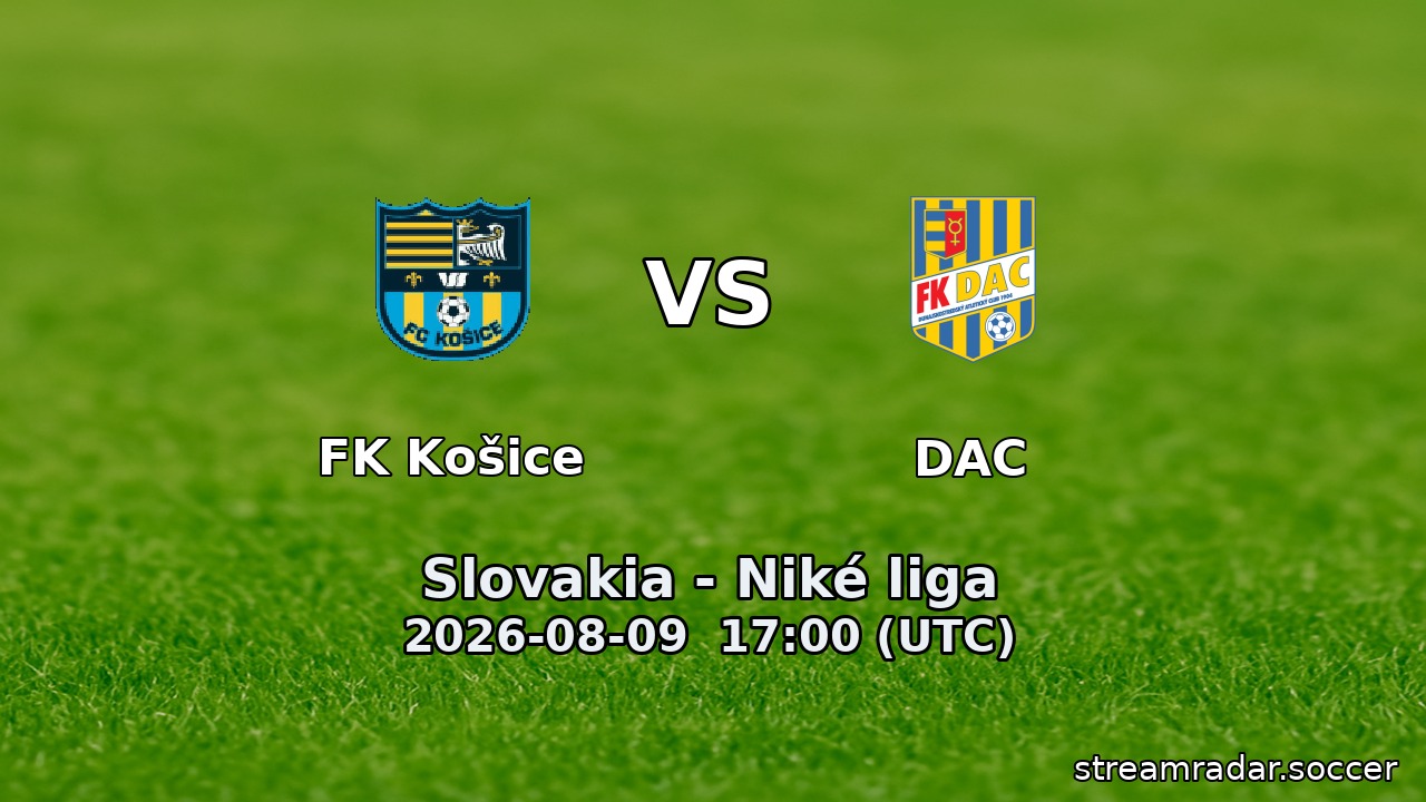 FK Košice vs DAC