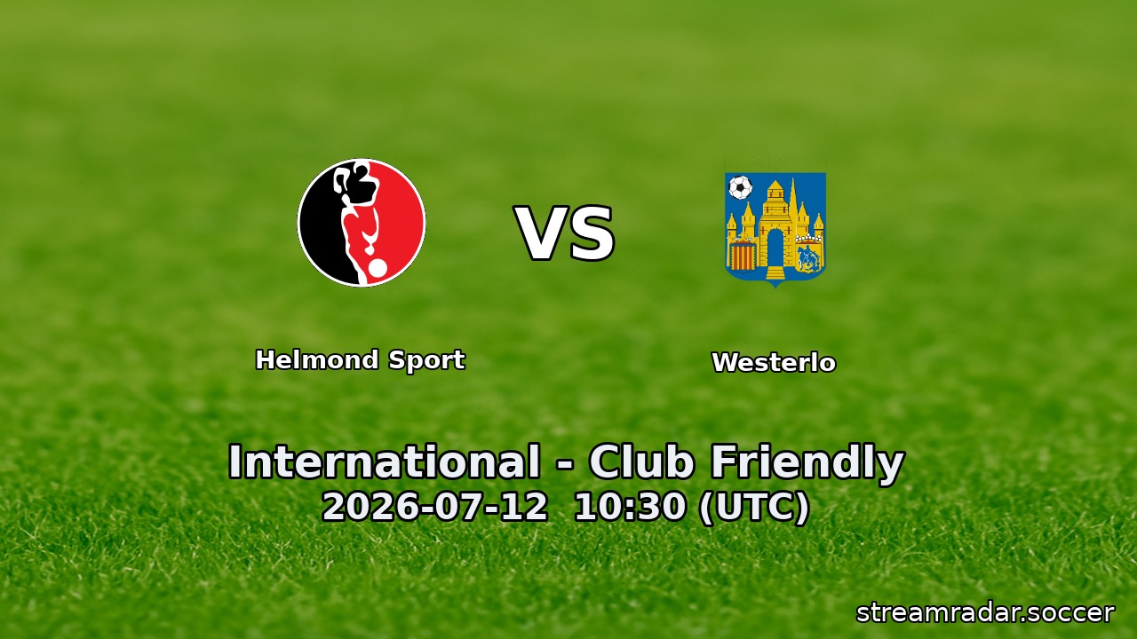 Helmond Sport vs Westerlo