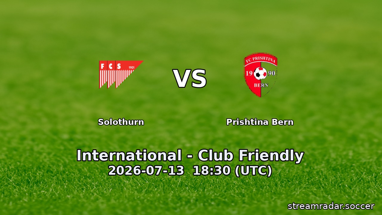 Solothurn vs Prishtina Bern