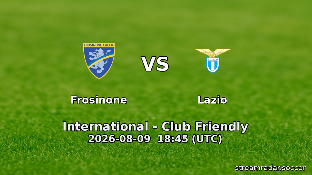 Frosinone vs Lazio