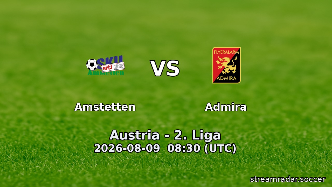 Amstetten vs Admira