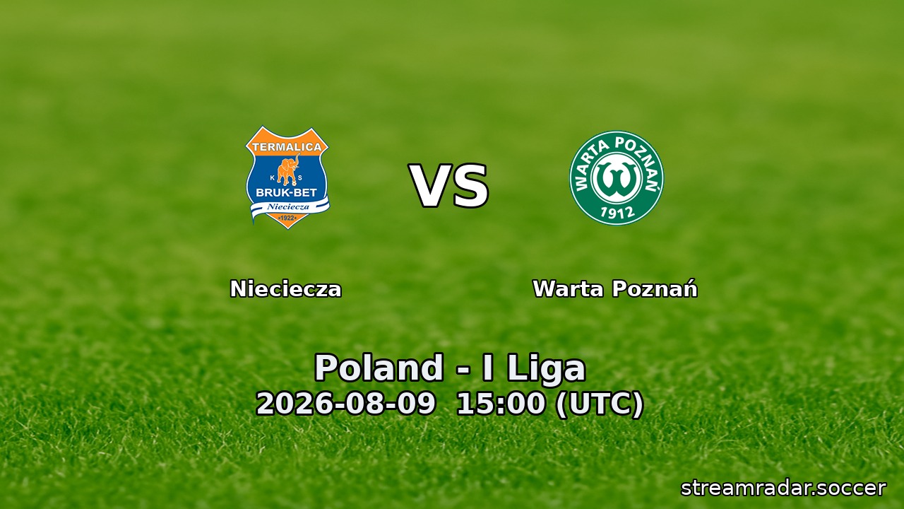Nieciecza vs Warta Poznań