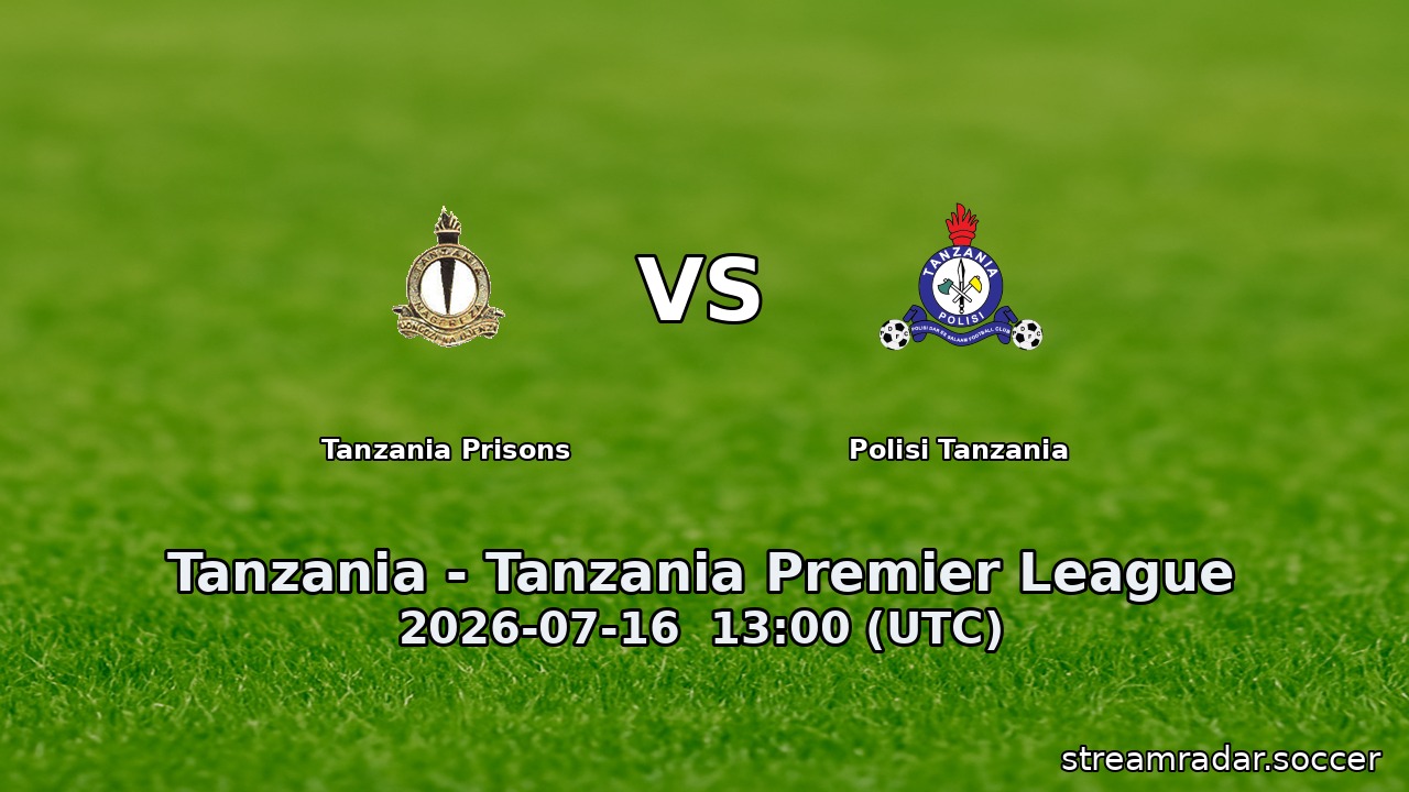Tanzania Prisons vs Polisi Tanzania
