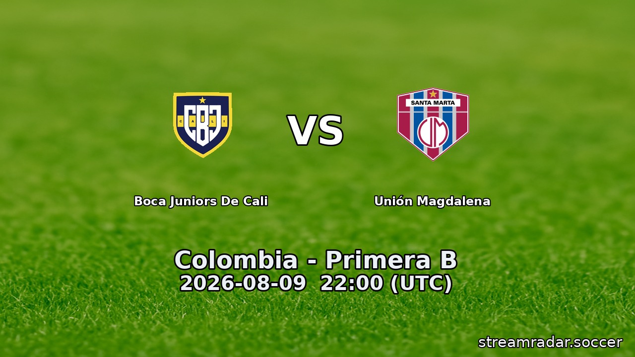 Boca Juniors De Cali vs Unión Magdalena