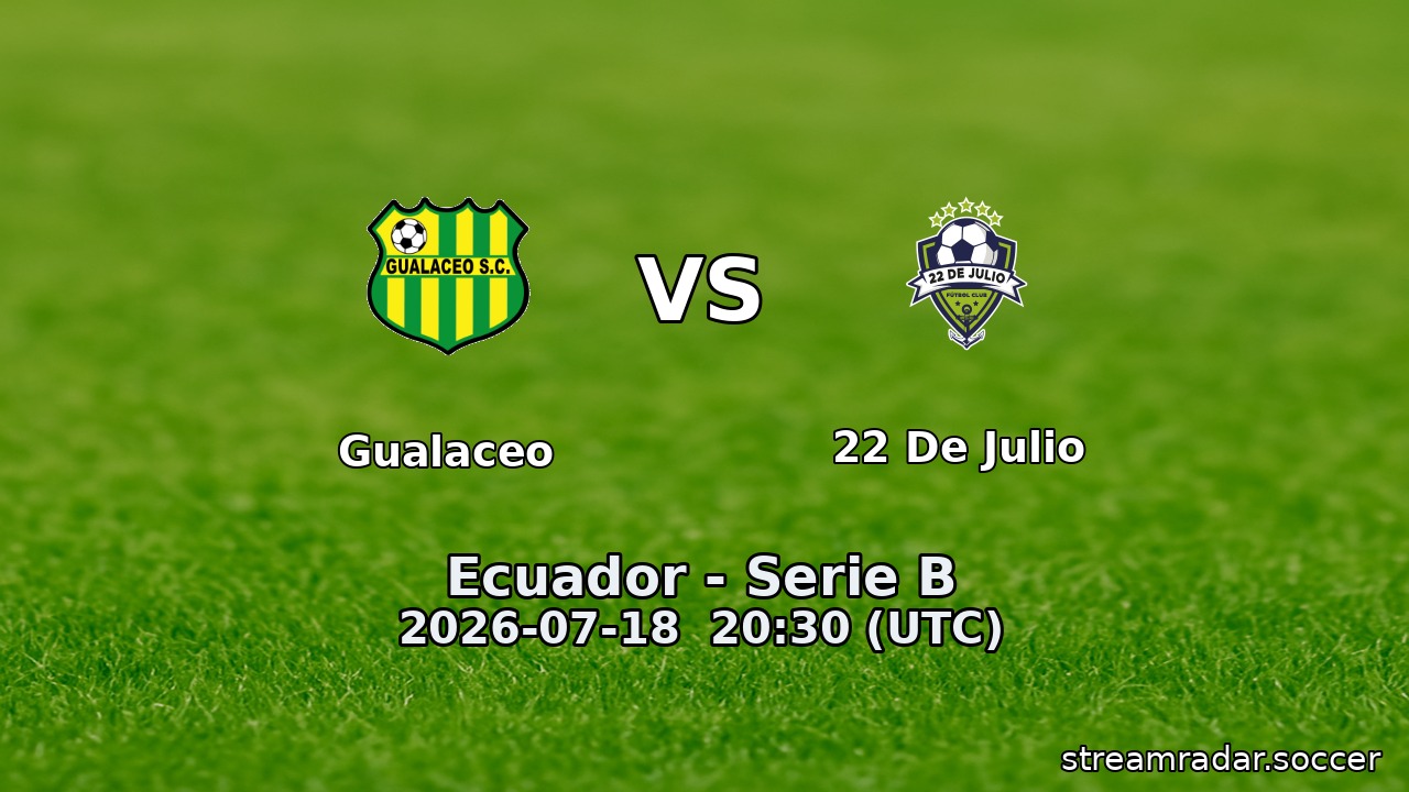 Gualaceo vs 22 De Julio