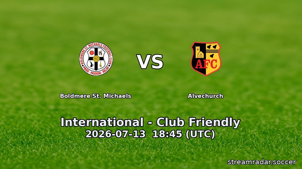 Boldmere St. Michaels vs Alvechurch