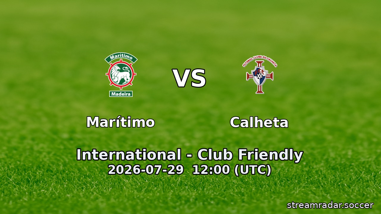 Marítimo vs Calheta