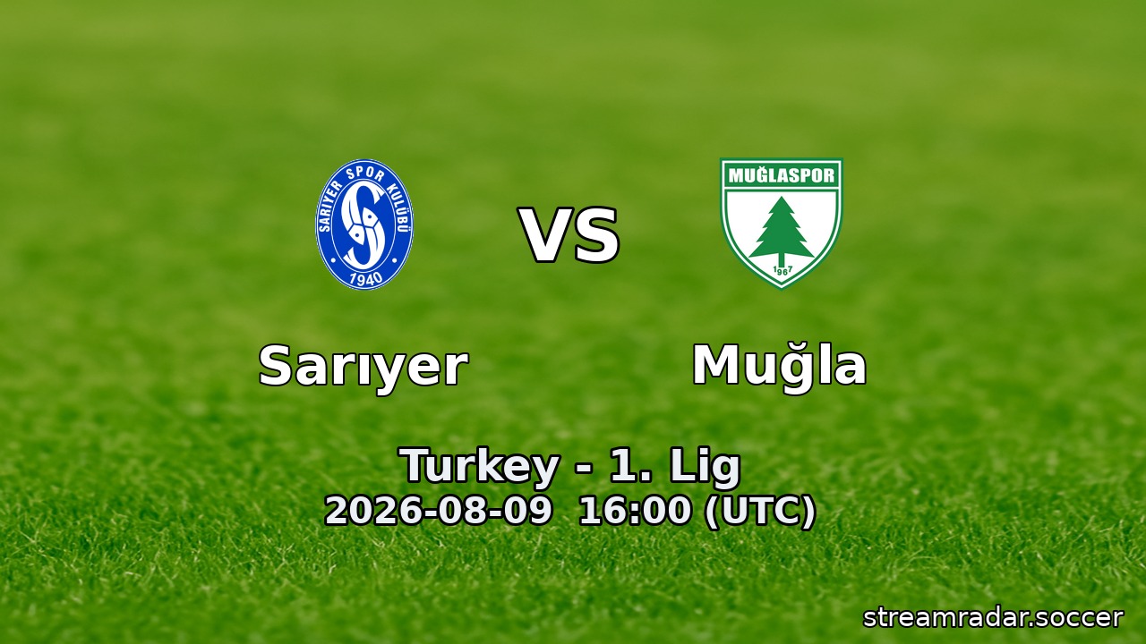Sarıyer vs Muğla