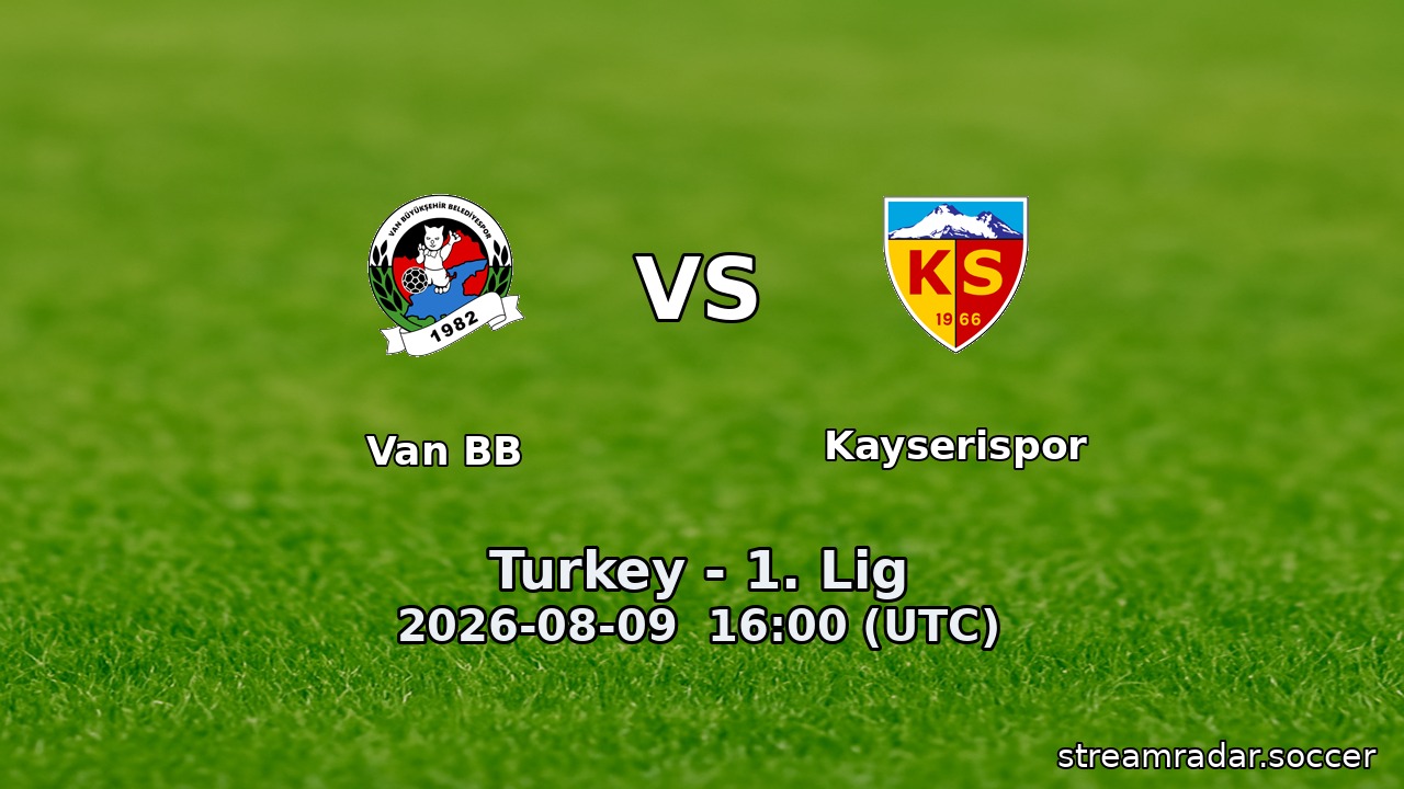 Van BB vs Kayserispor