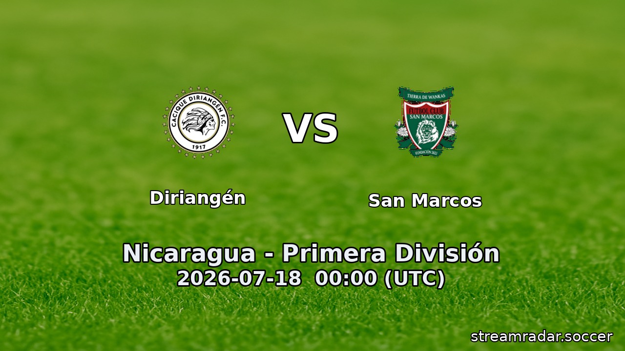 Diriangén vs San Marcos