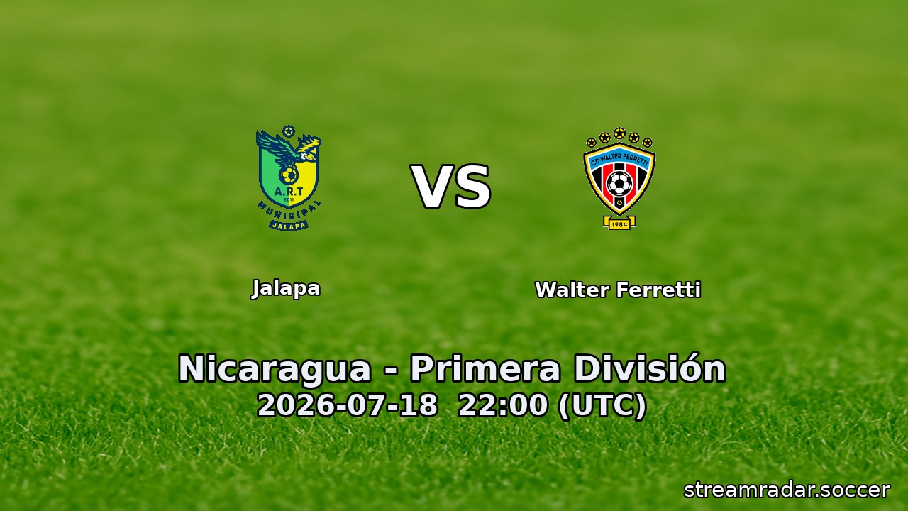 Jalapa vs Walter Ferretti