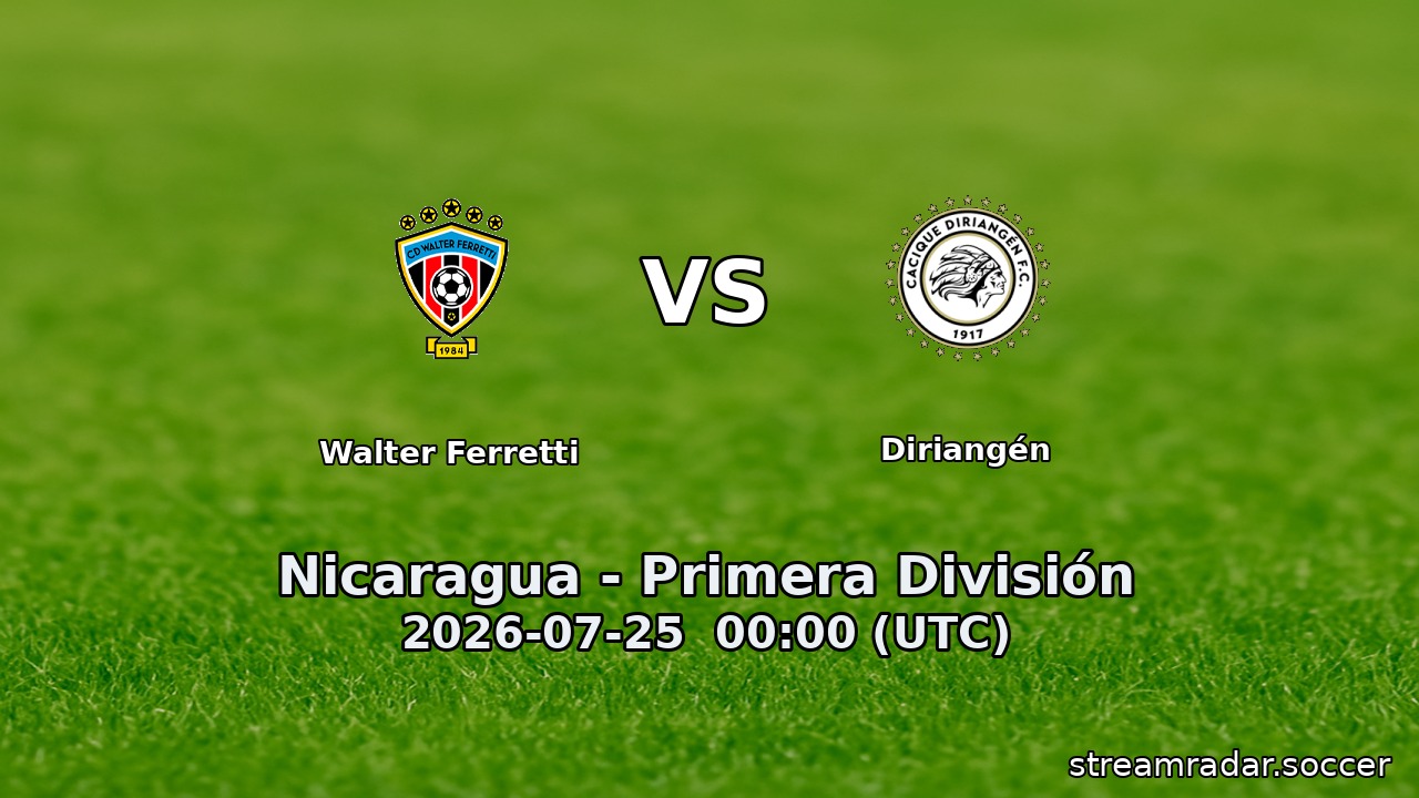 Walter Ferretti vs Diriangén