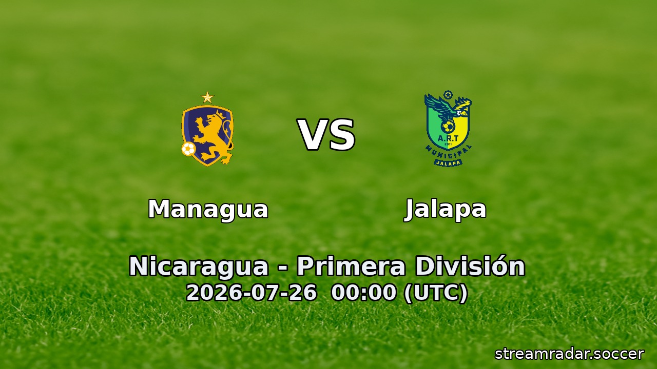 Managua vs Jalapa