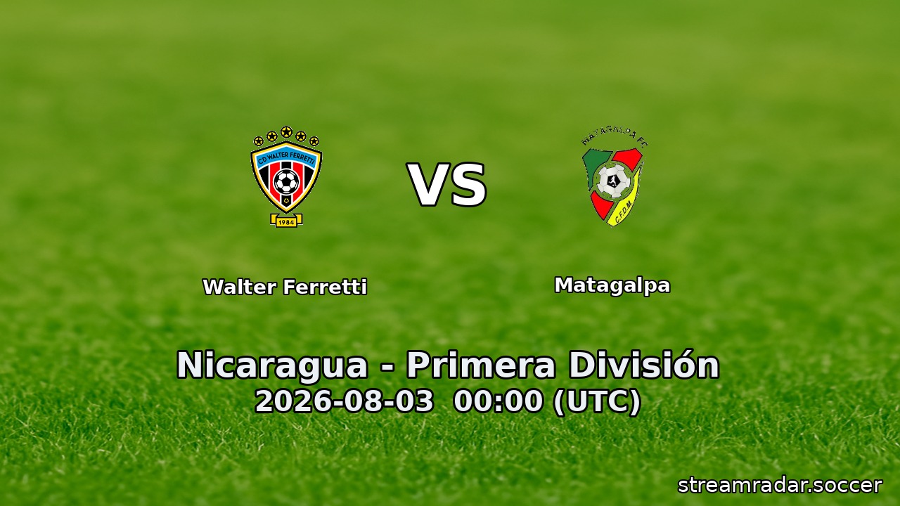 Walter Ferretti vs Matagalpa