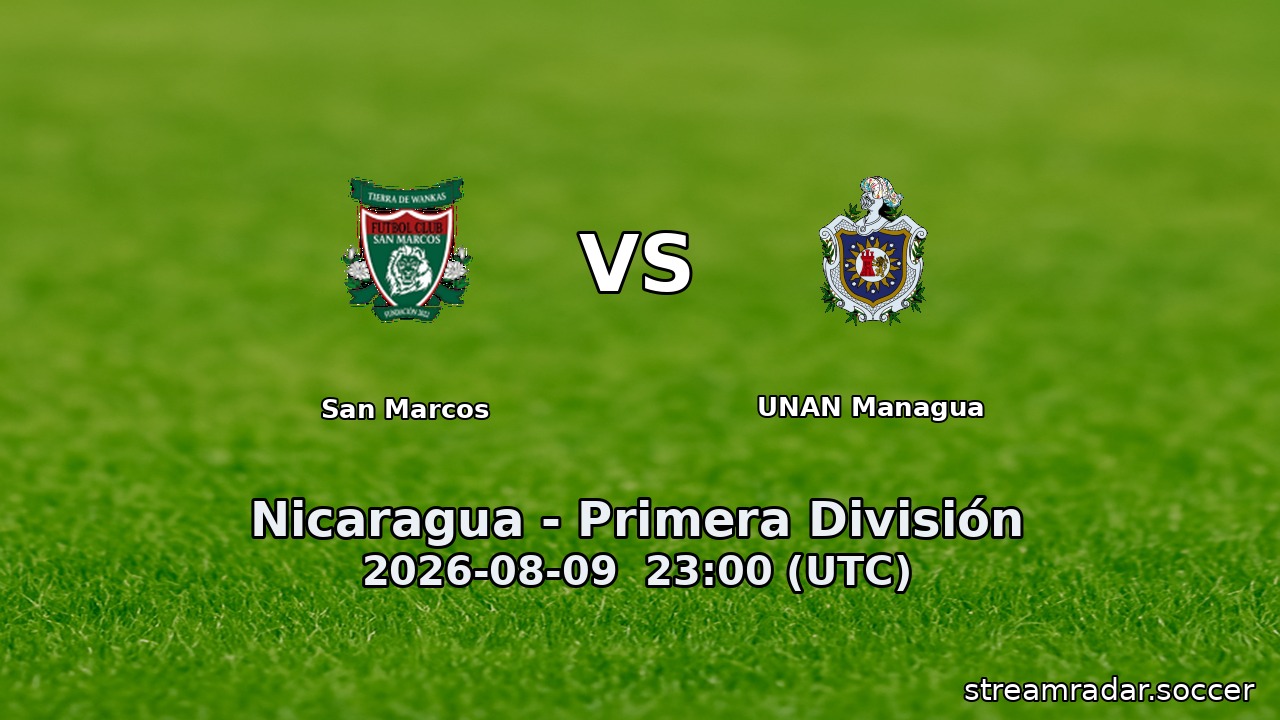 San Marcos vs UNAN Managua