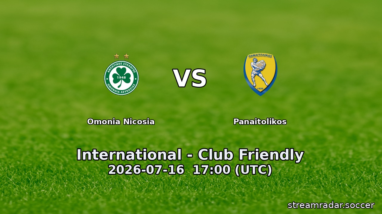 Omonia Nicosia vs Panaitolikos