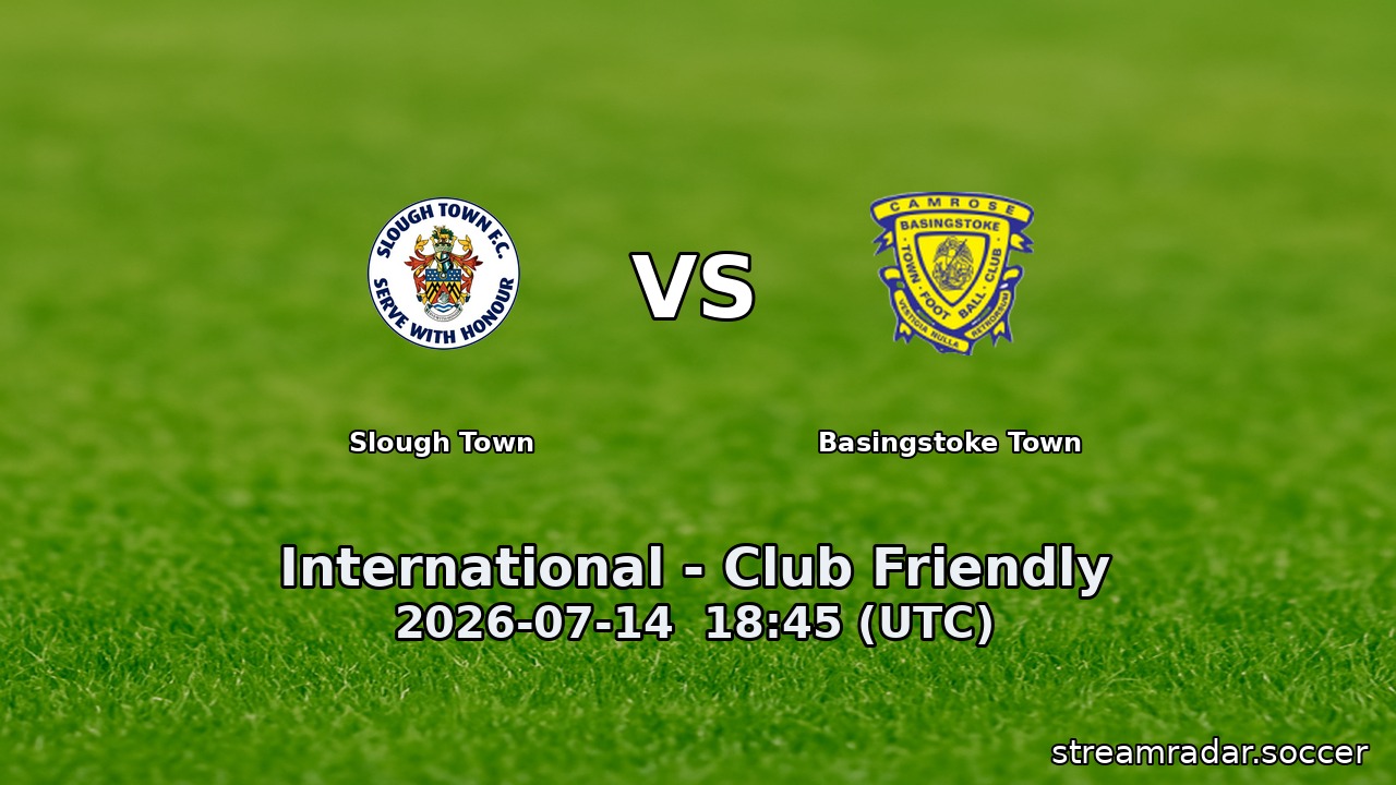 Slough Town vs Basingstoke Town