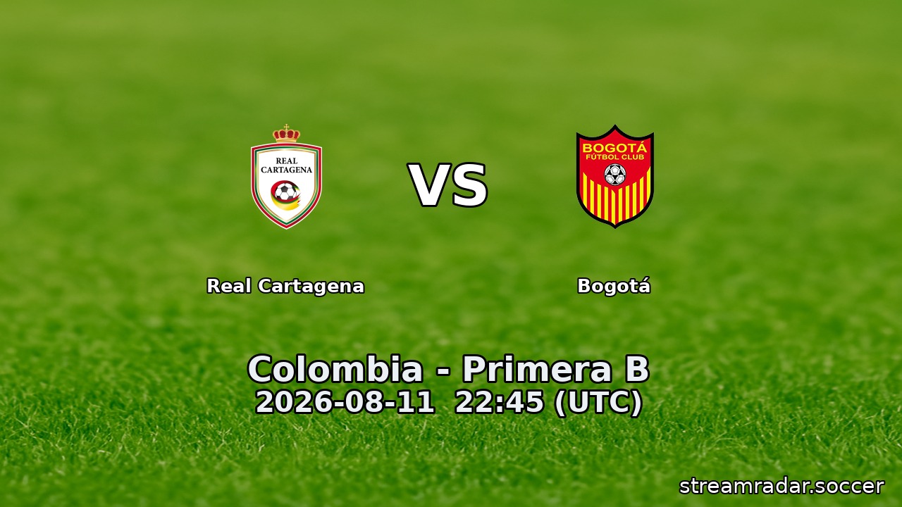 Real Cartagena vs Bogotá