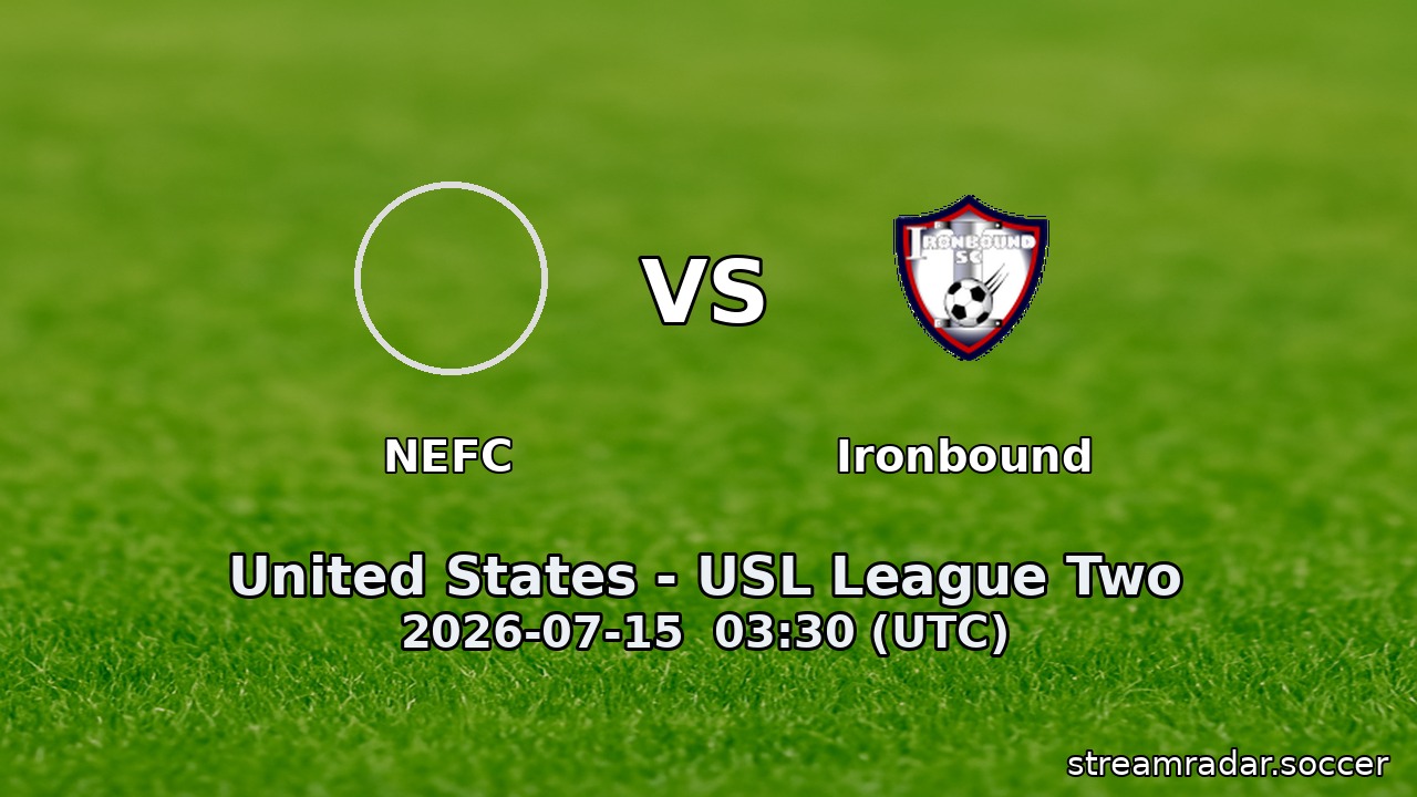 NEFC vs Ironbound