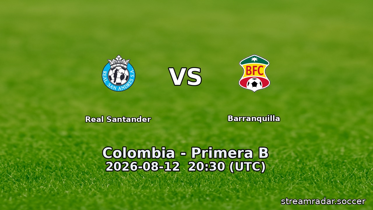 Real Santander vs Barranquilla