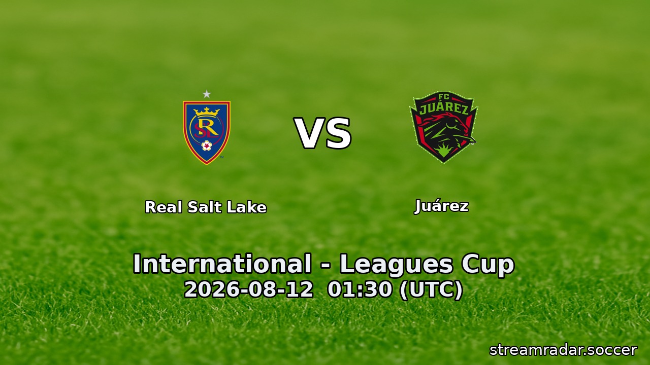 Real Salt Lake vs Juárez