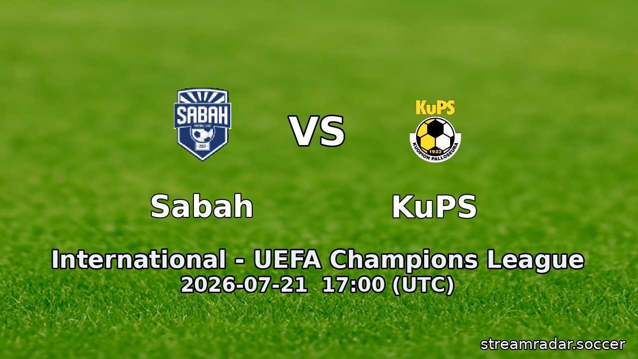 Sabah vs KuPS