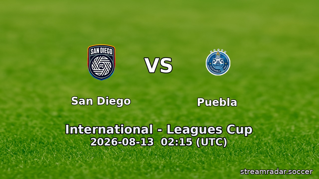 San Diego vs Puebla
