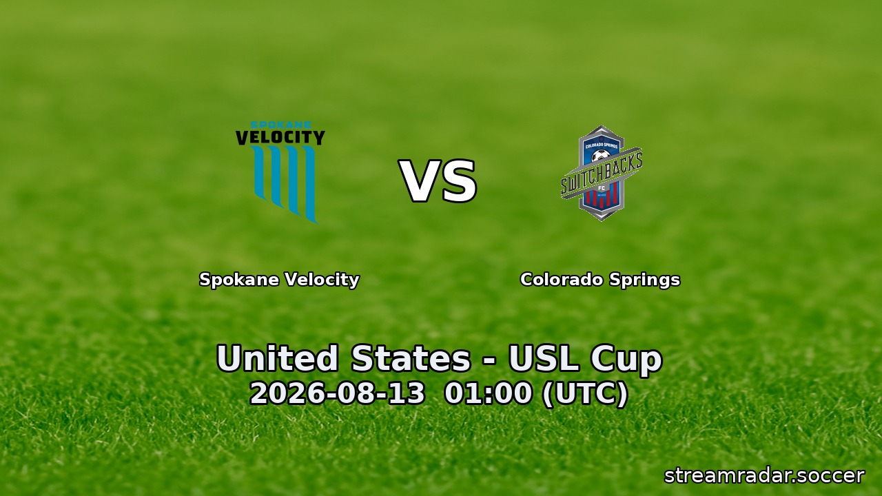 Spokane Velocity vs Colorado Springs