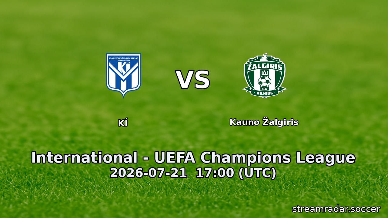 KÍ vs Kauno Žalgiris