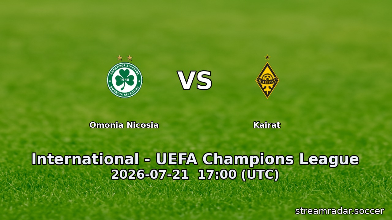 Omonia Nicosia vs Kairat