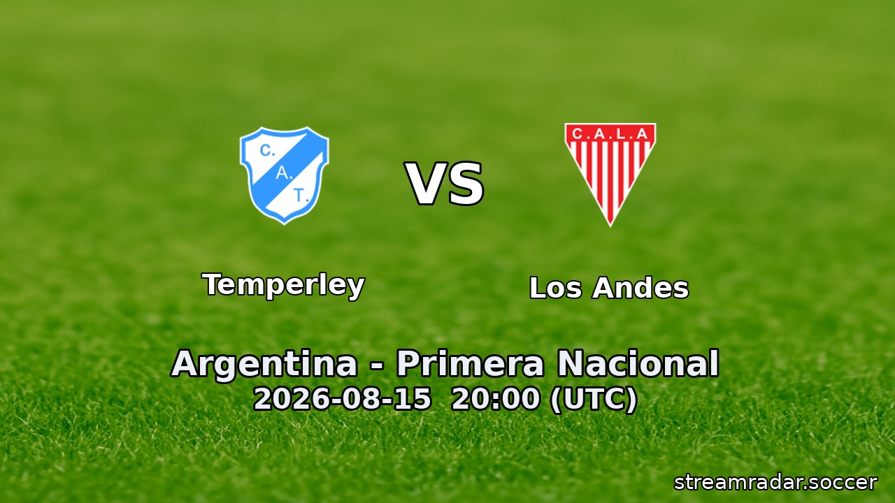Temperley vs Los Andes