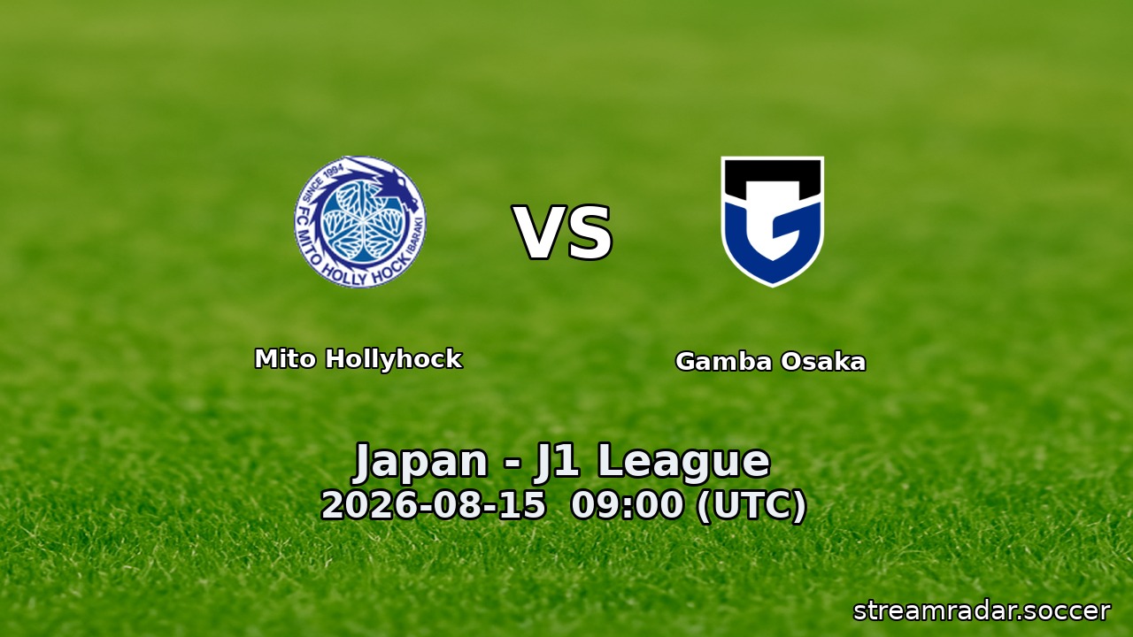 Mito Hollyhock vs Gamba Osaka