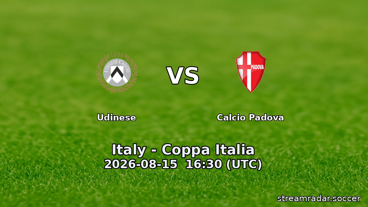 Udinese vs Calcio Padova