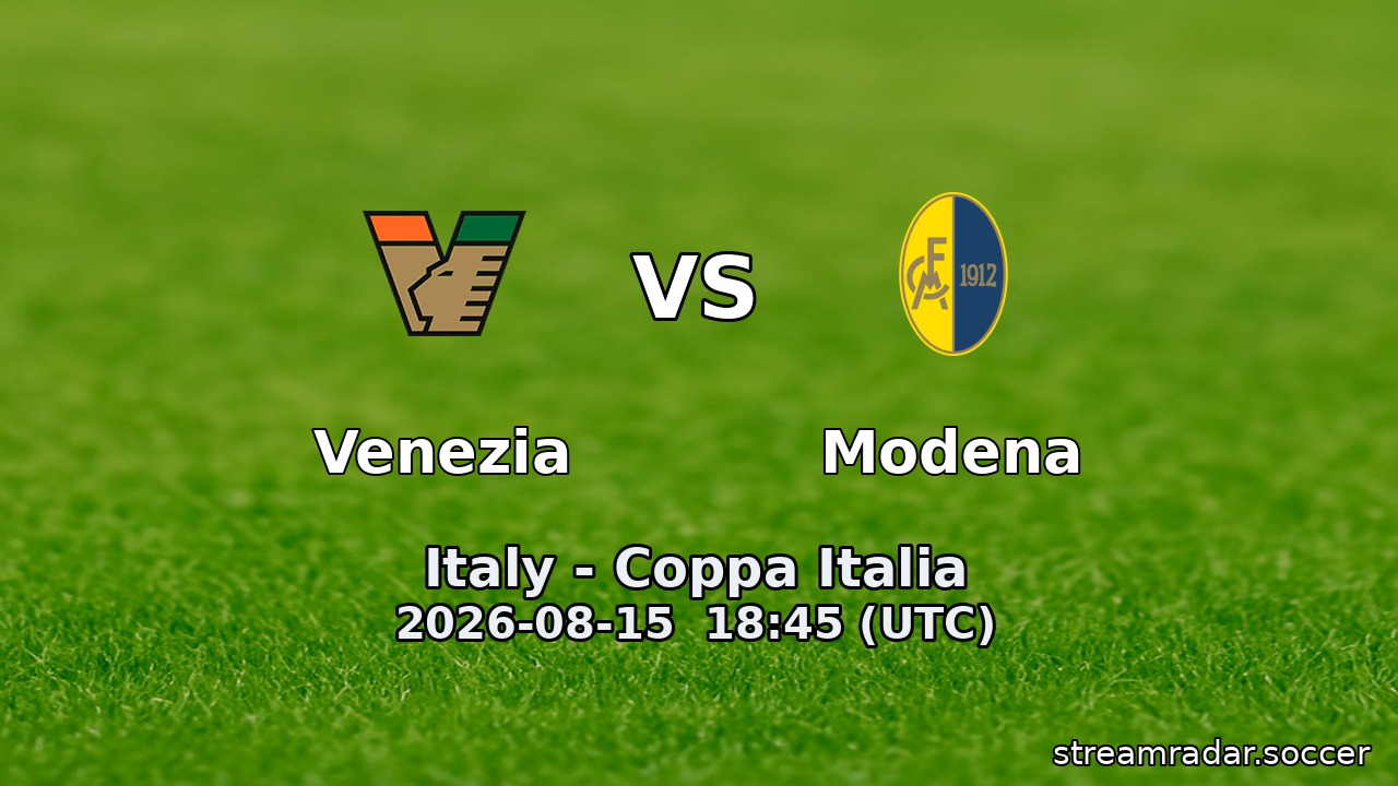 Venezia vs Modena