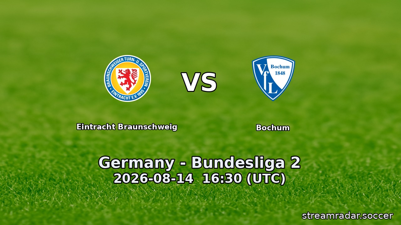 Eintracht Braunschweig vs Bochum