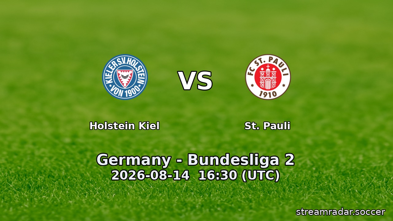 Holstein Kiel vs St. Pauli