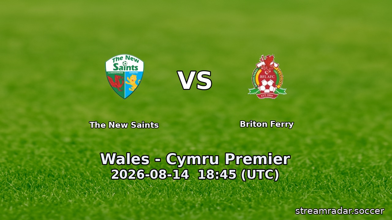 The New Saints vs Briton Ferry