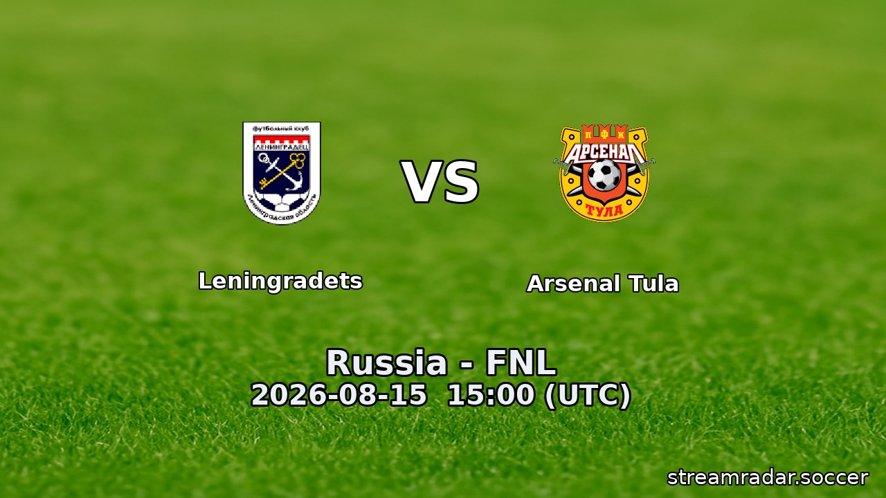 Leningradets vs Arsenal Tula