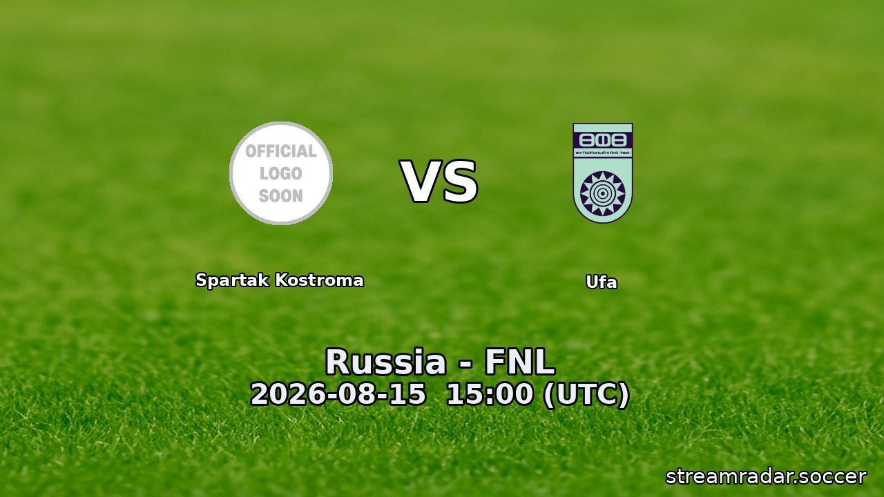 Spartak Kostroma vs Ufa