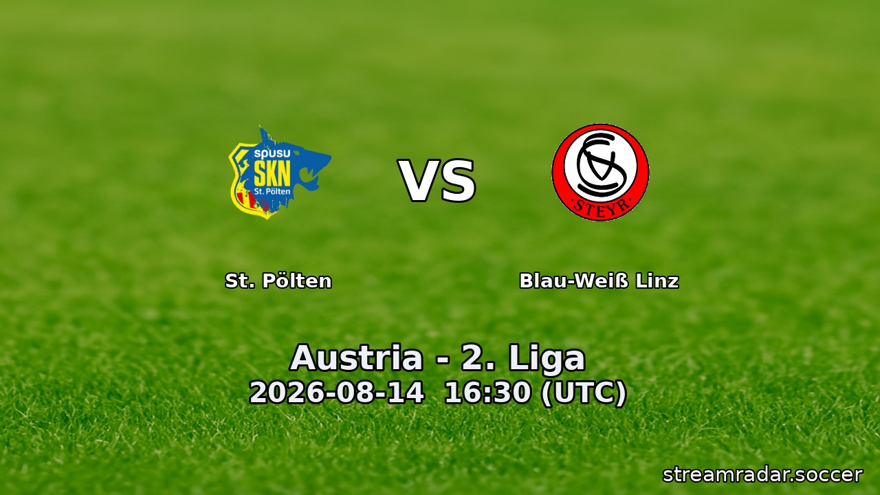 St. Pölten vs Blau-Weiß Linz