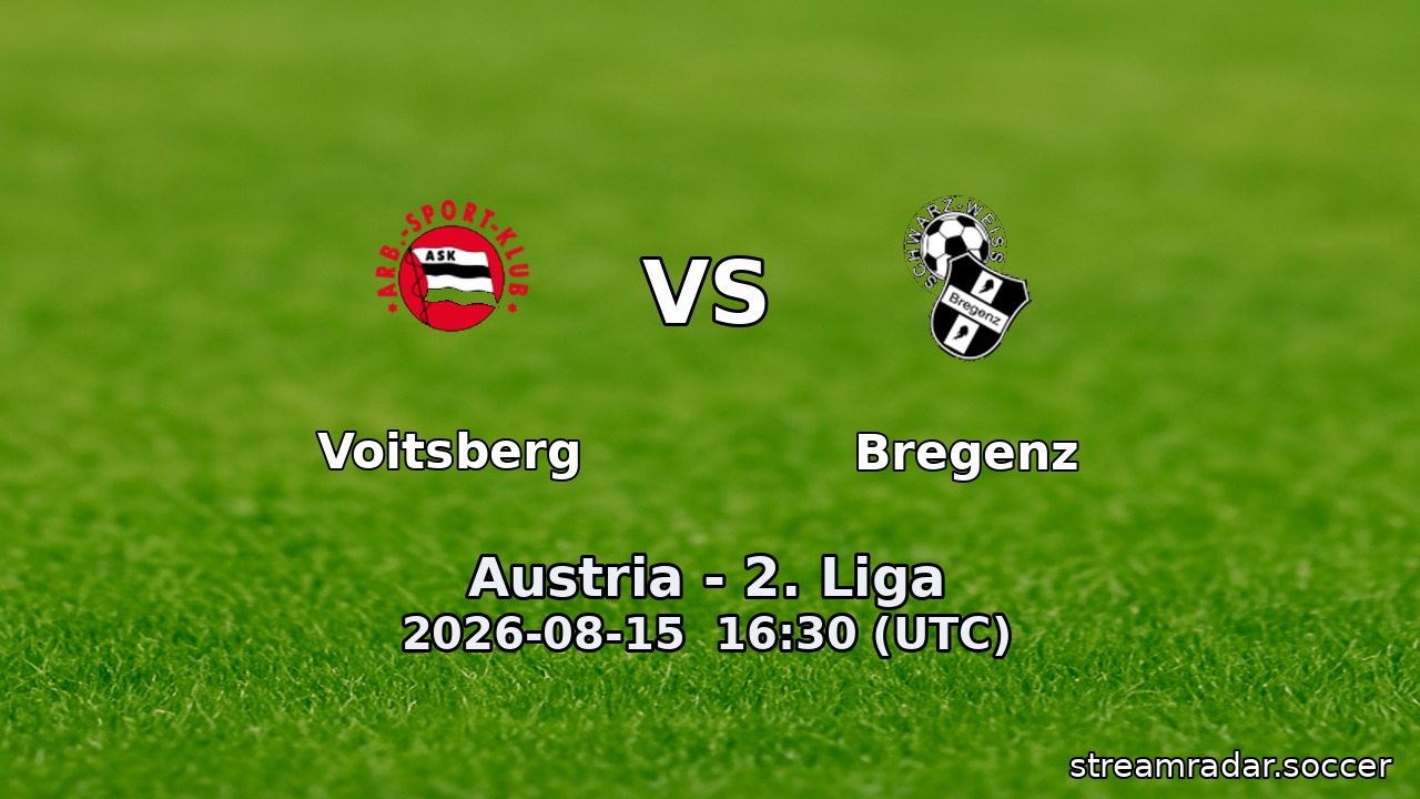 Voitsberg vs Bregenz