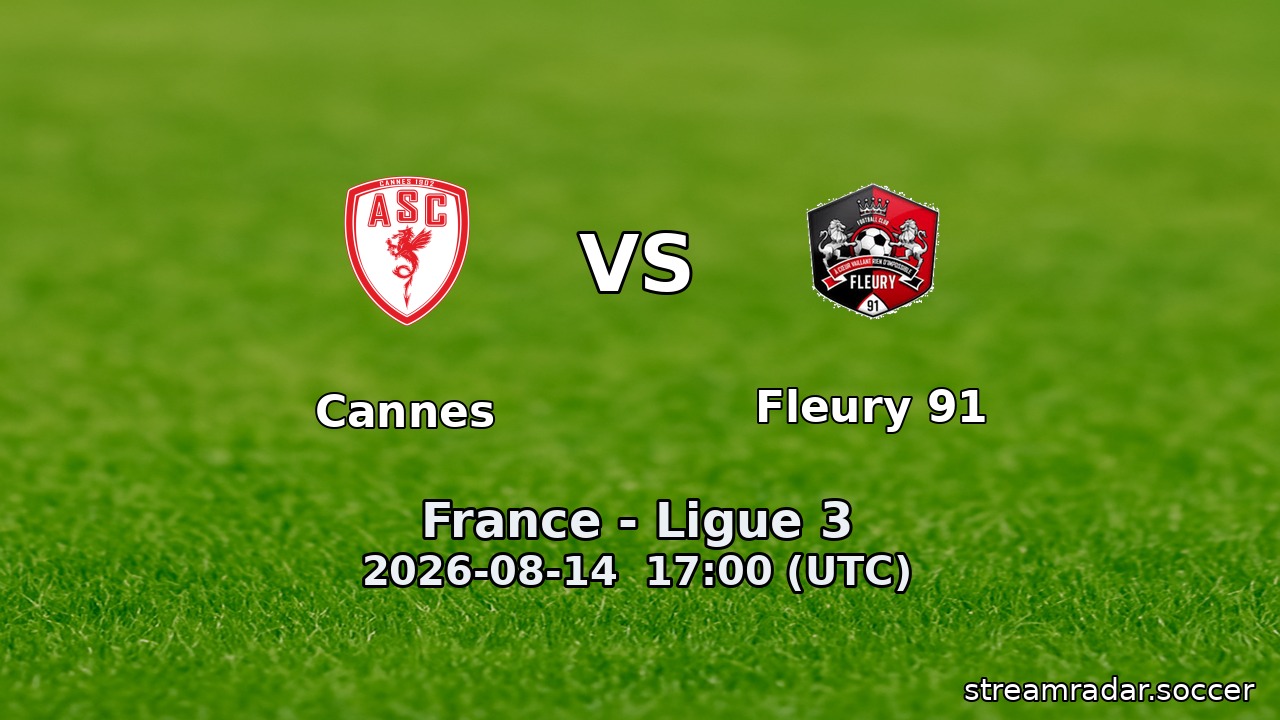 Cannes vs Fleury 91