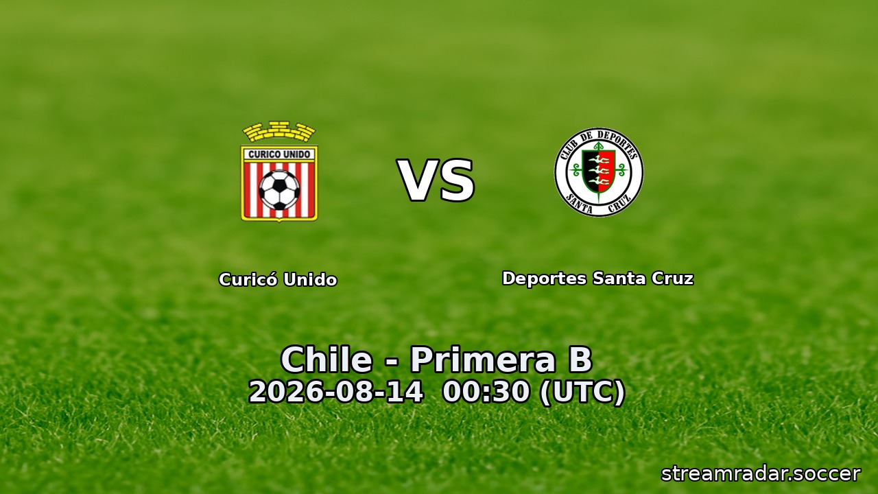Curicó Unido vs Deportes Santa Cruz