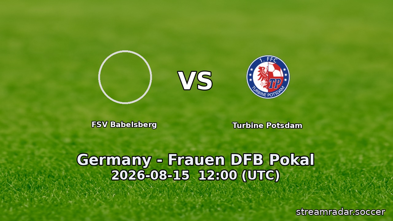 FSV Babelsberg vs Turbine Potsdam